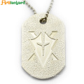 Men's Dog Tags With Embossed Logo